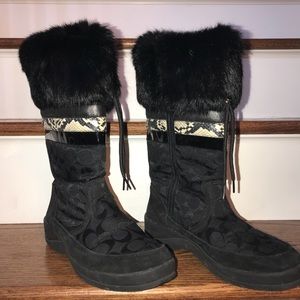 Great Coach size 9 calf height winter boots